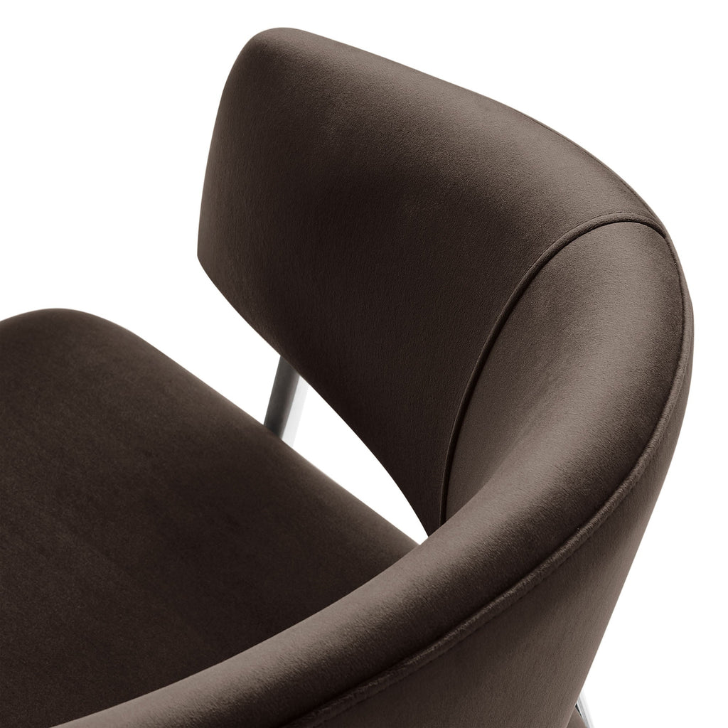 Nella Upholstered Performance Velvet Dining Chair Set of 2 by Modway
