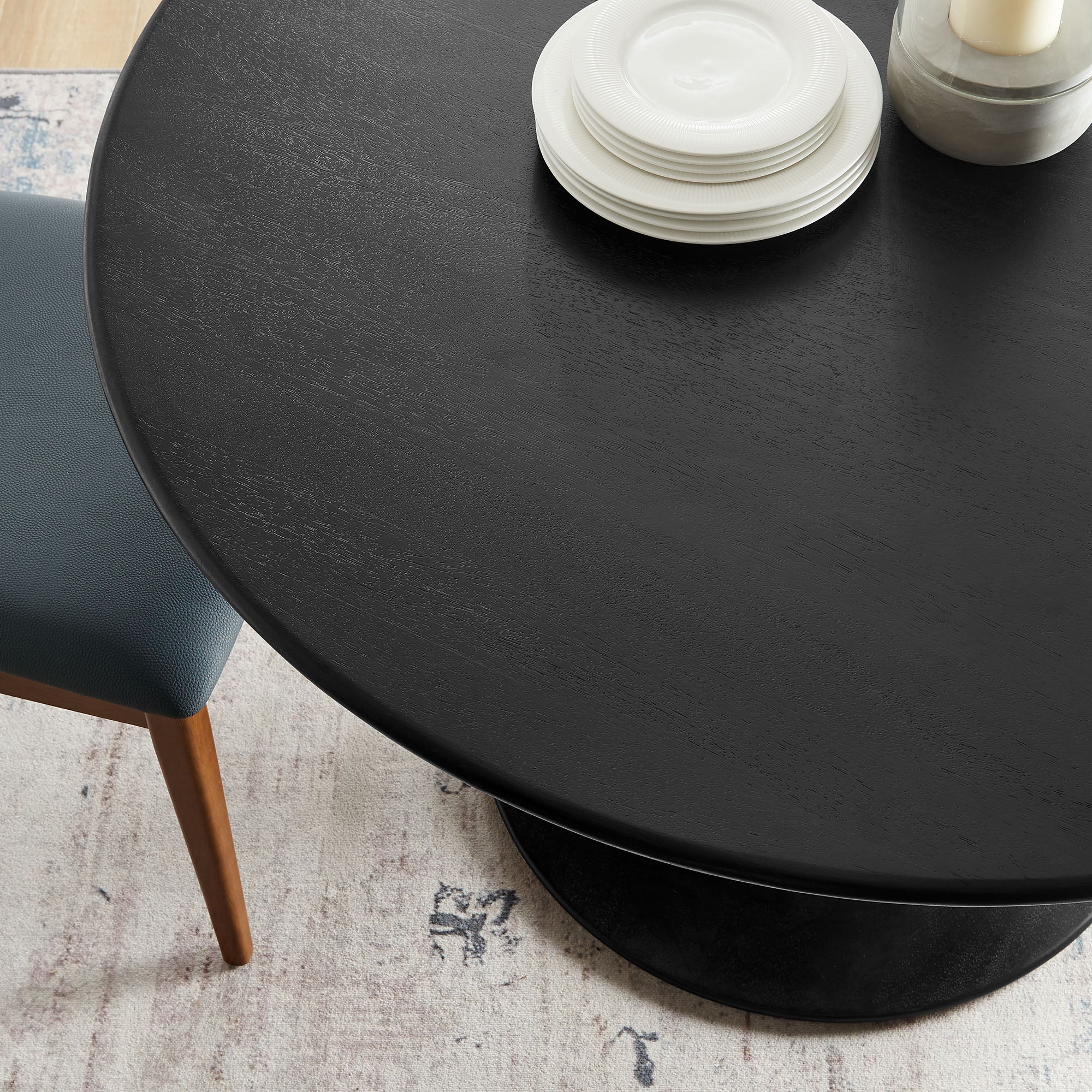 Lippa 48" Round Solid Wood Dining Table by Modway