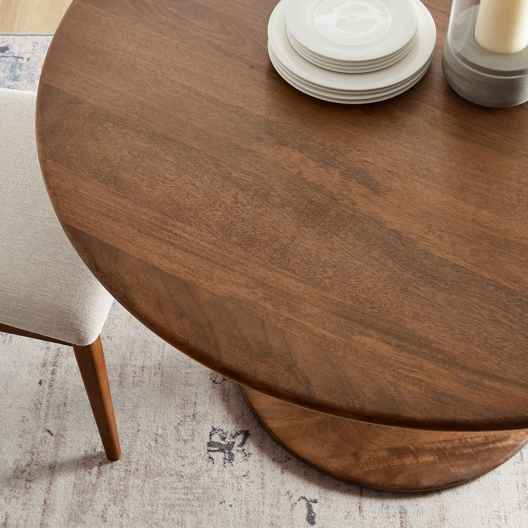 Lippa 48" Round Solid Wood Dining Table by Modway