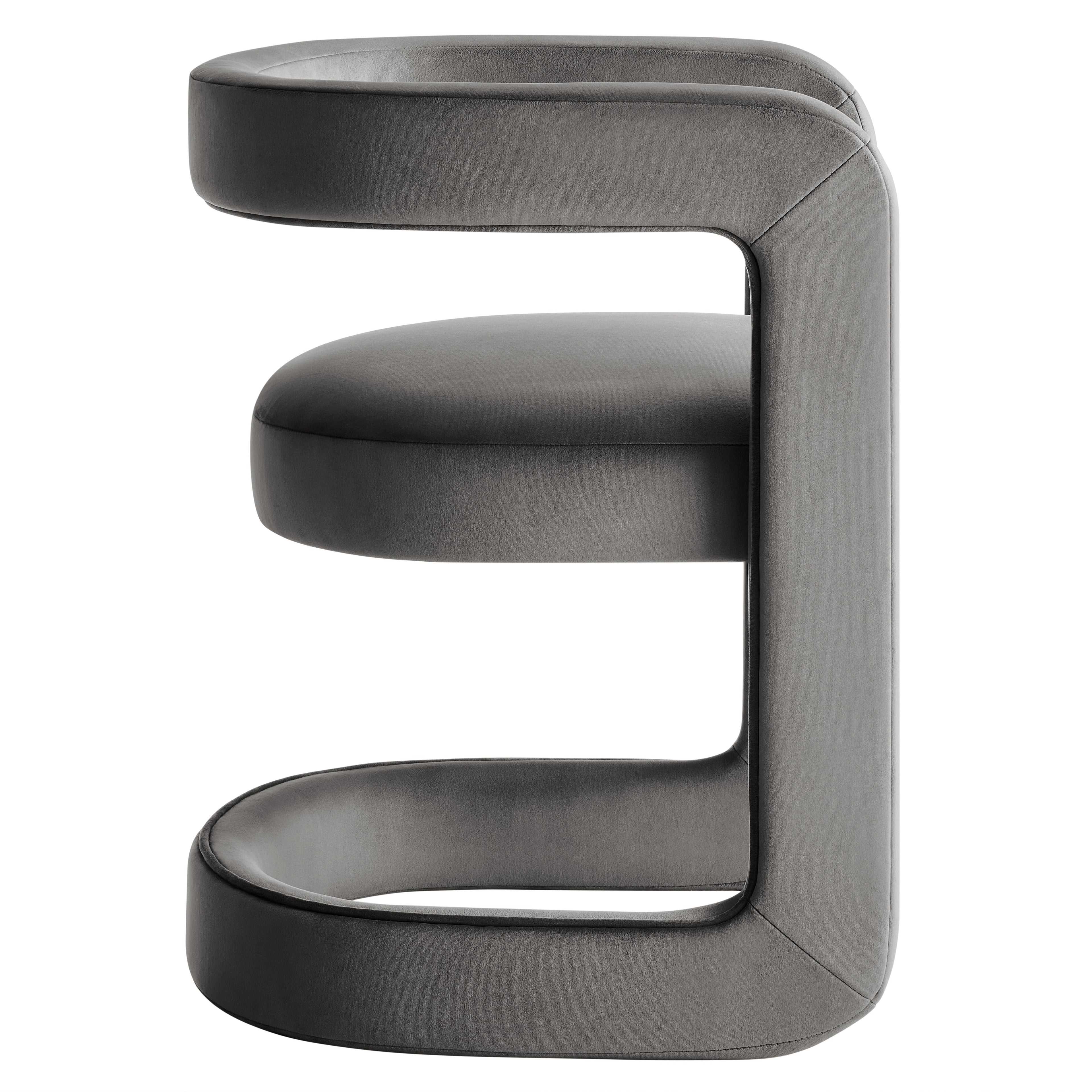 Winslow Barrel Performance Velvet Dining Chair  by Modway