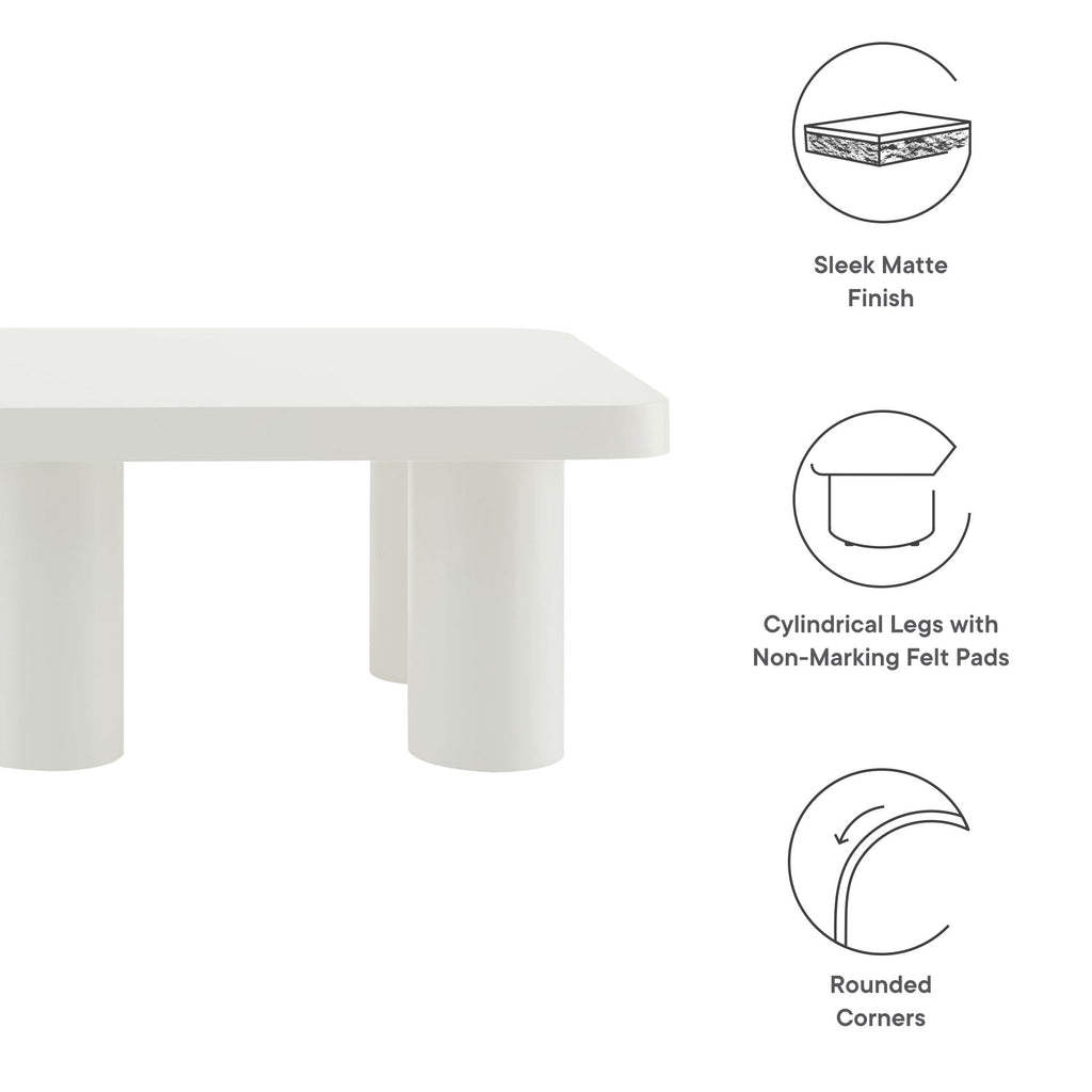 Cleo 54Ó Rectangular Coffee Table by Modway