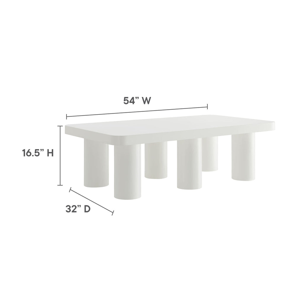 Cleo 54Ó Rectangular Coffee Table by Modway