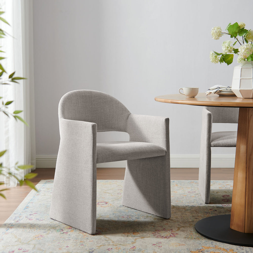 Talia Upholstered Fabric Dining Armchair by Modway
