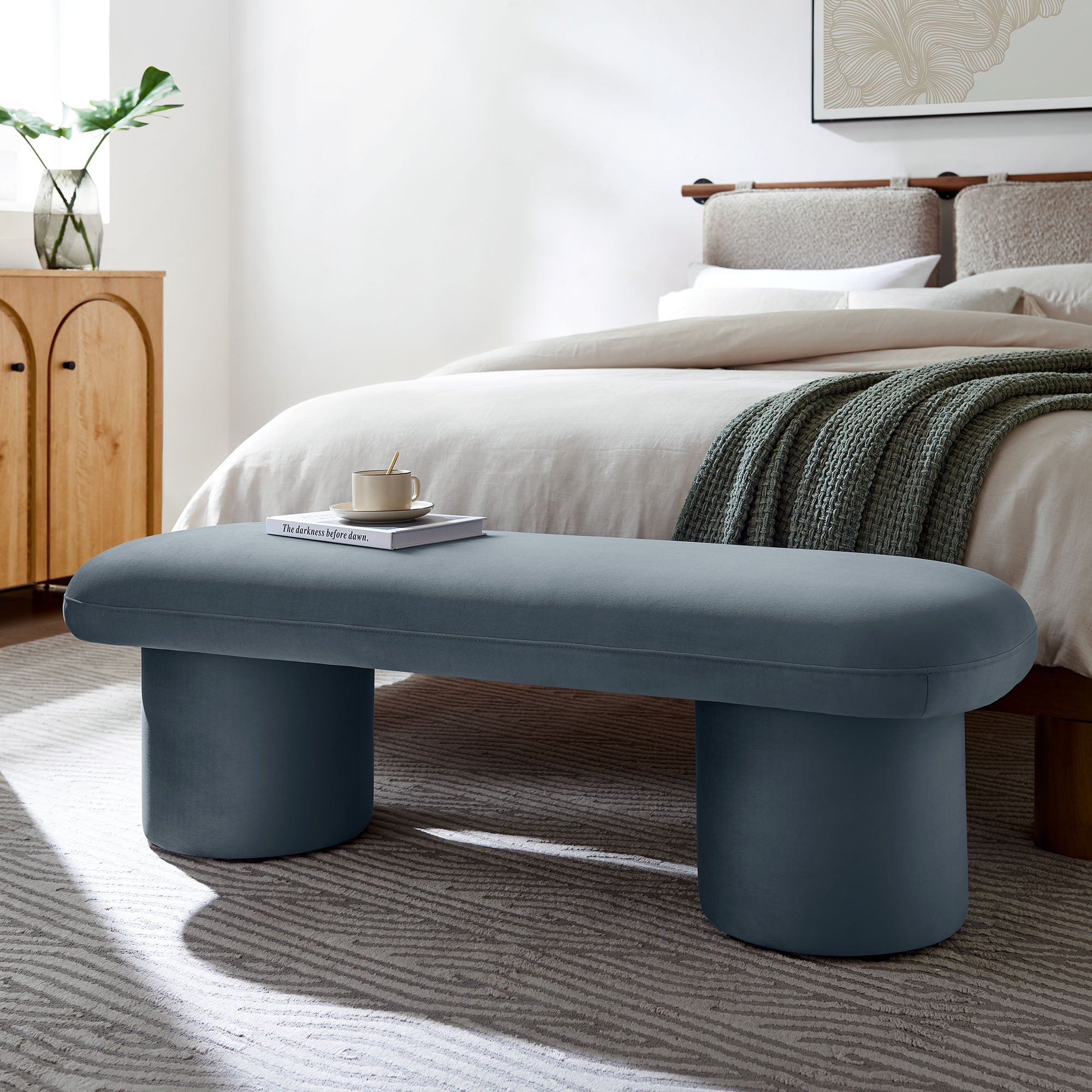 Orla Performance Velvet Bench by Modway