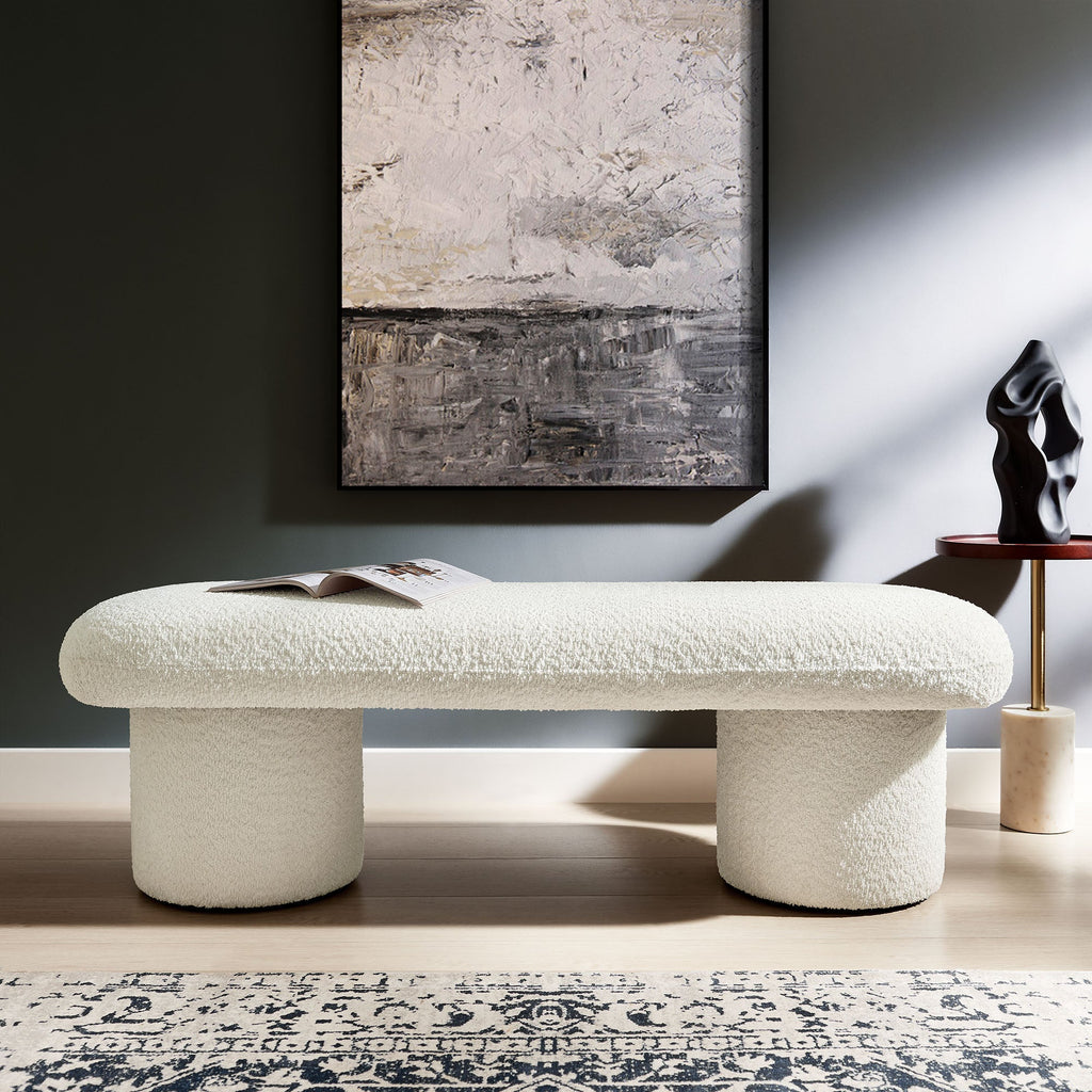 Orla Chenille Upholstered Bench by Modway
