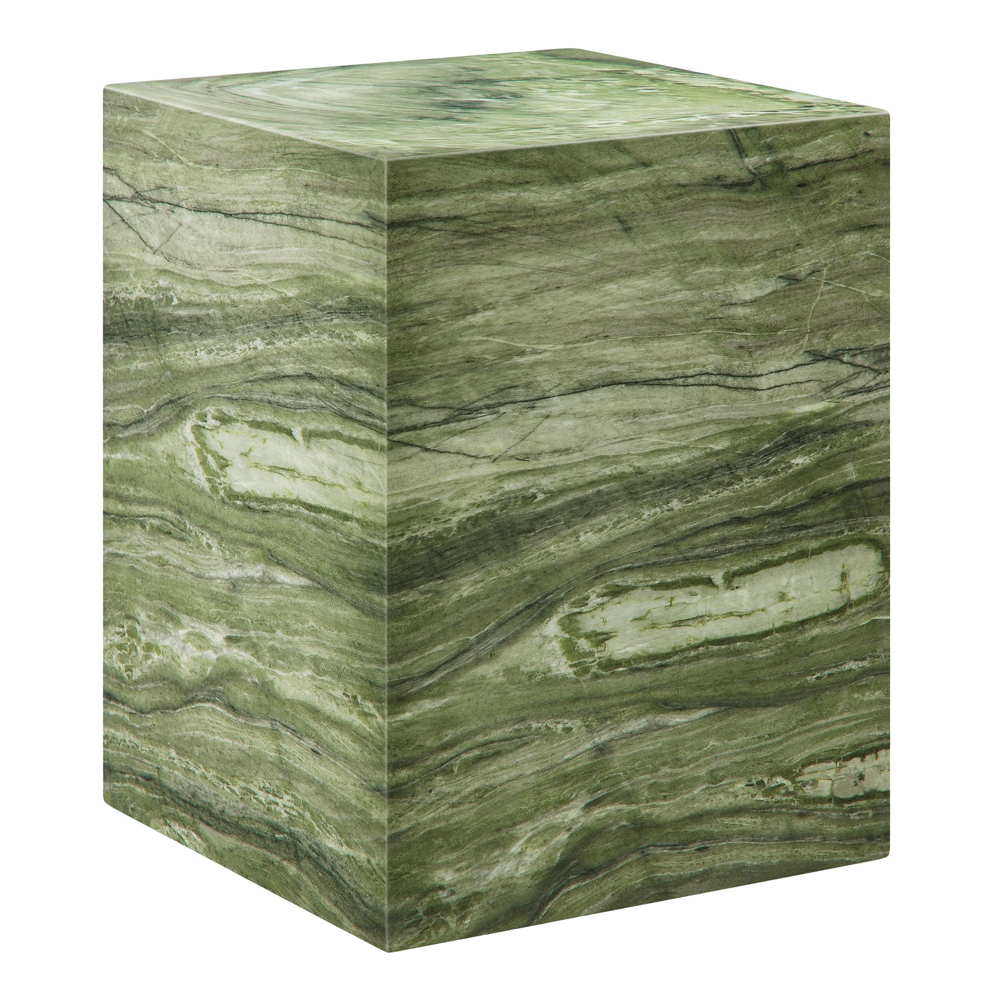 Jordana Square Plinth Indoor - Outdoor Patio Concrete Side Table by Modway