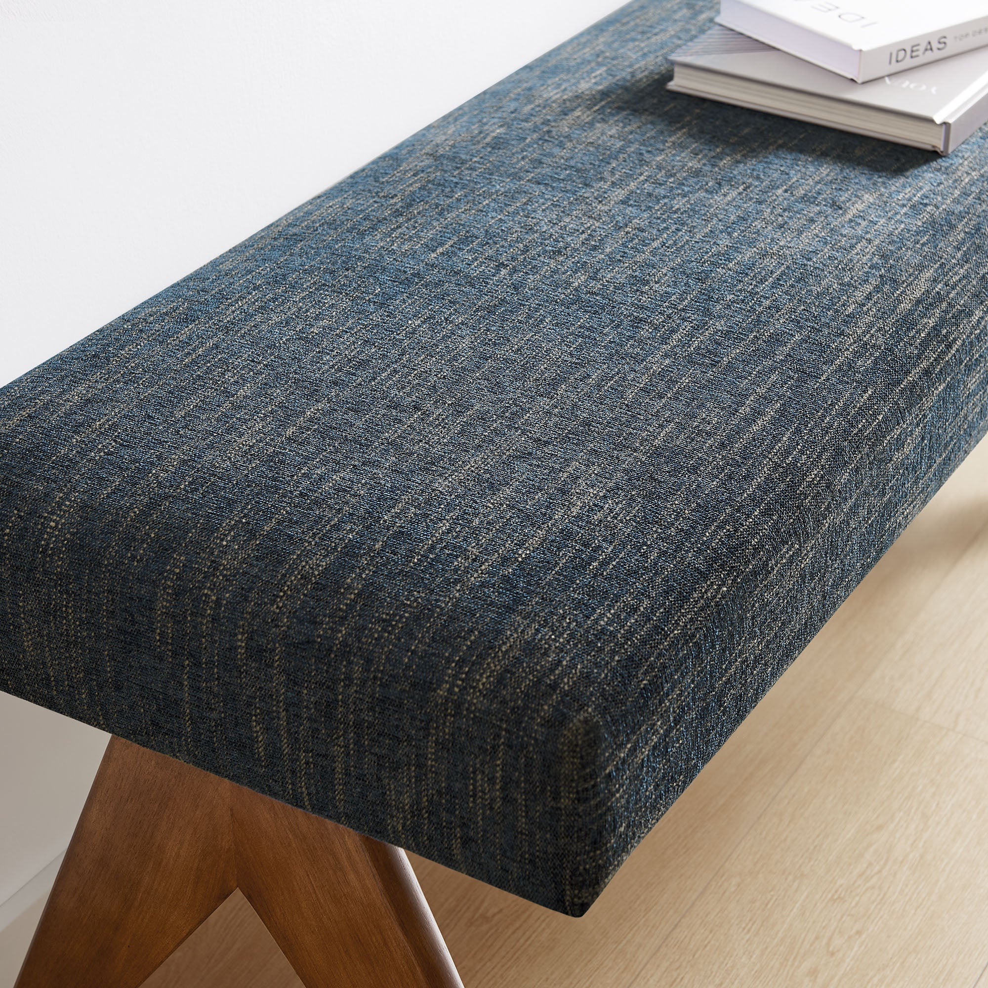 Lyra 47" Fabric Upholstered Bench by Modway