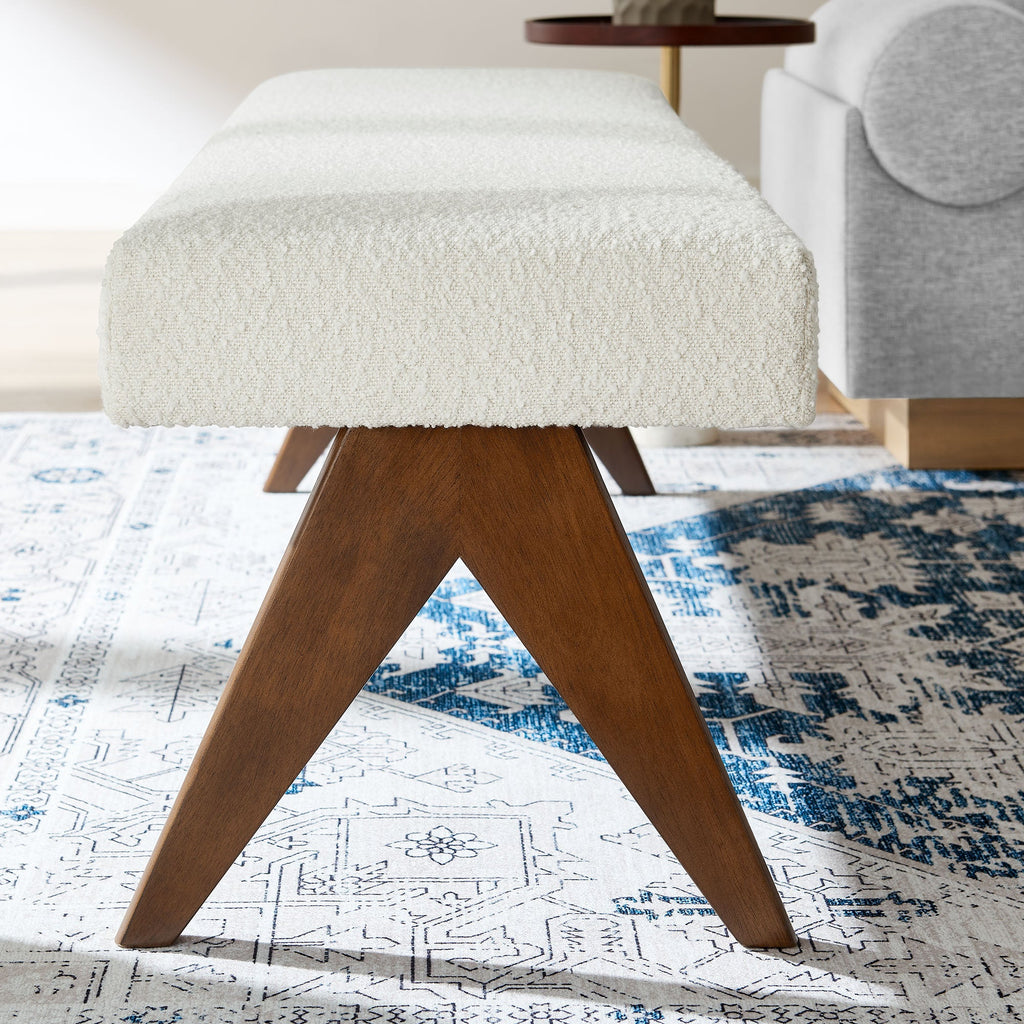 Lyra 63" Boucle Upholstered Bench by Modway