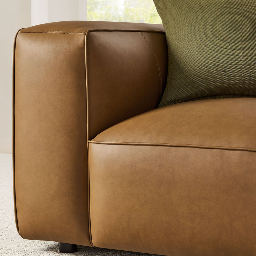 Auren Upholstered Vegan Leather Modular Armchair by Modway