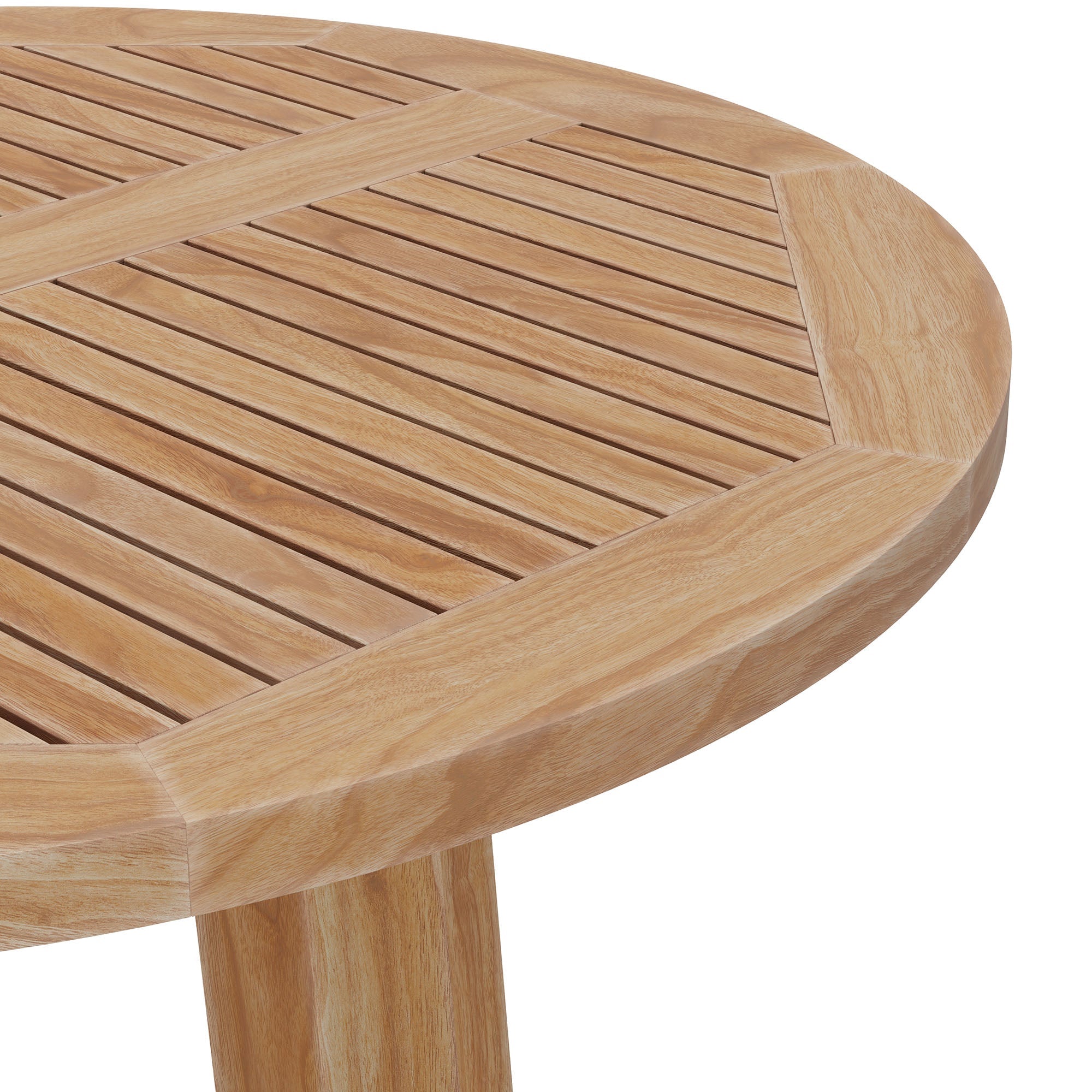Wellspring 36" Outdoor Patio Teak Wood Bar Table by Modway