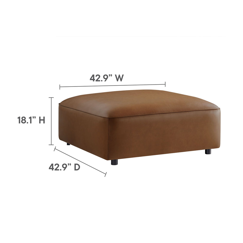 Auren 6-Piece Upholstered Vegan Leather Modular Sofa by Modway