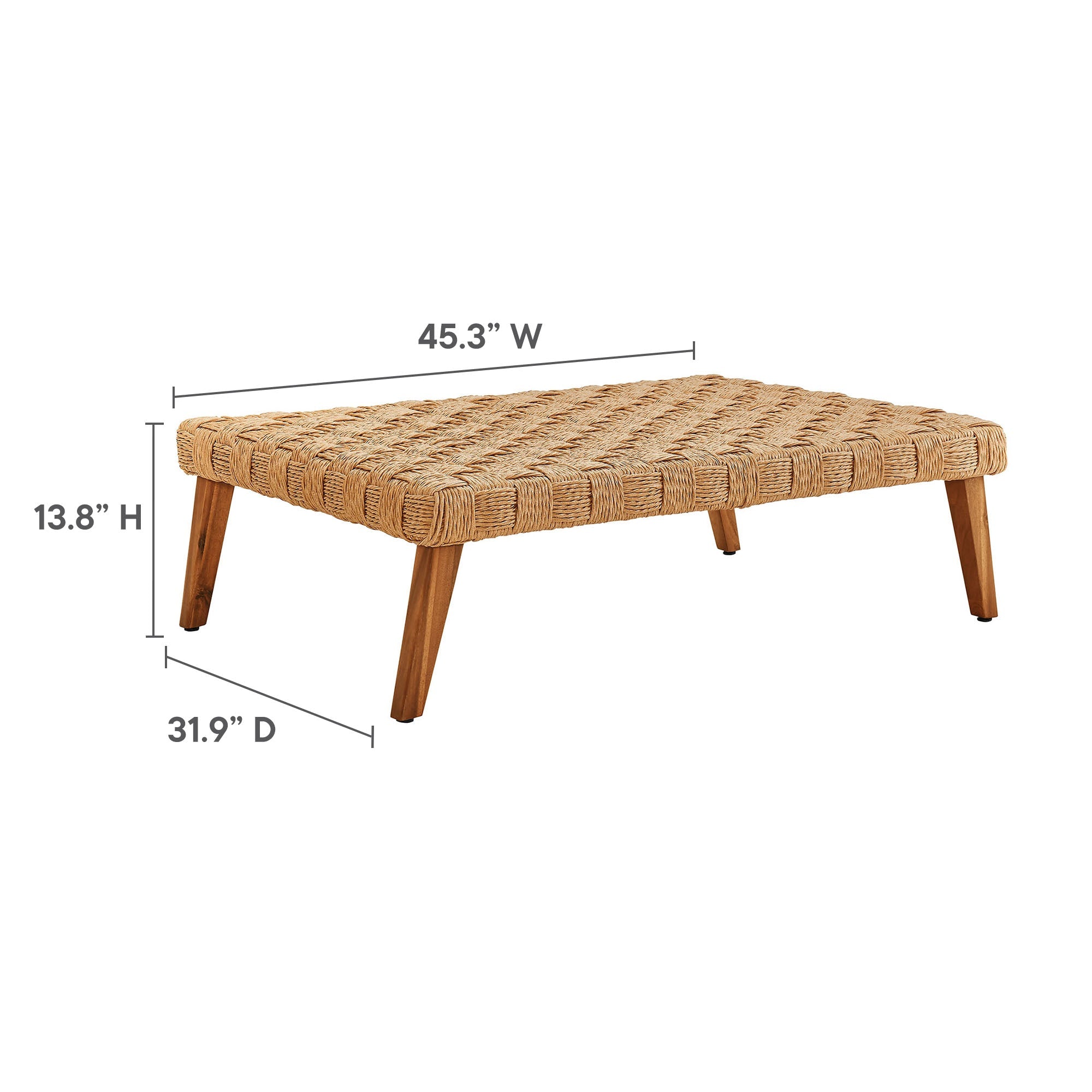 Thames 4-Piece Outdoor Patio Wicker Outdoor Patio Rattan Furniture Set by Modway