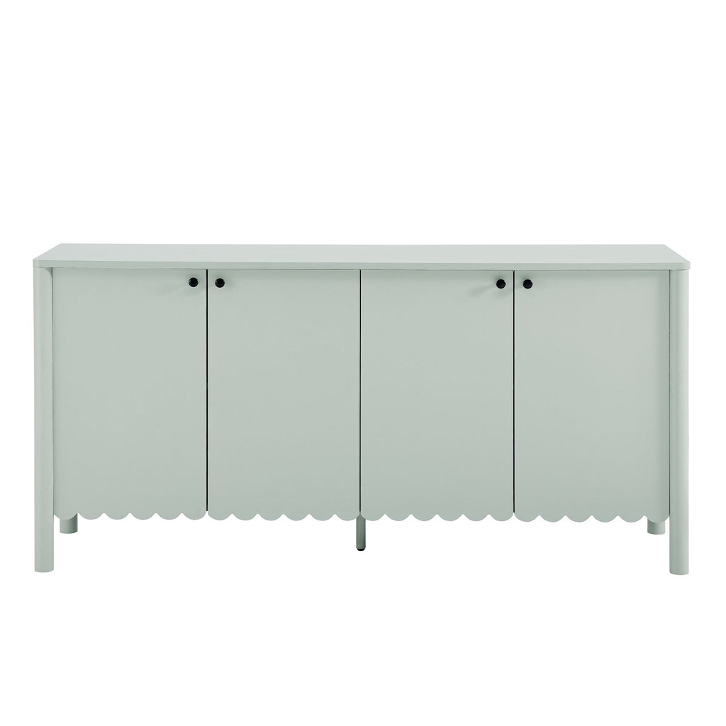 Emmeline 66" 4-Door Scalloped Sideboard Cabinet by Modway