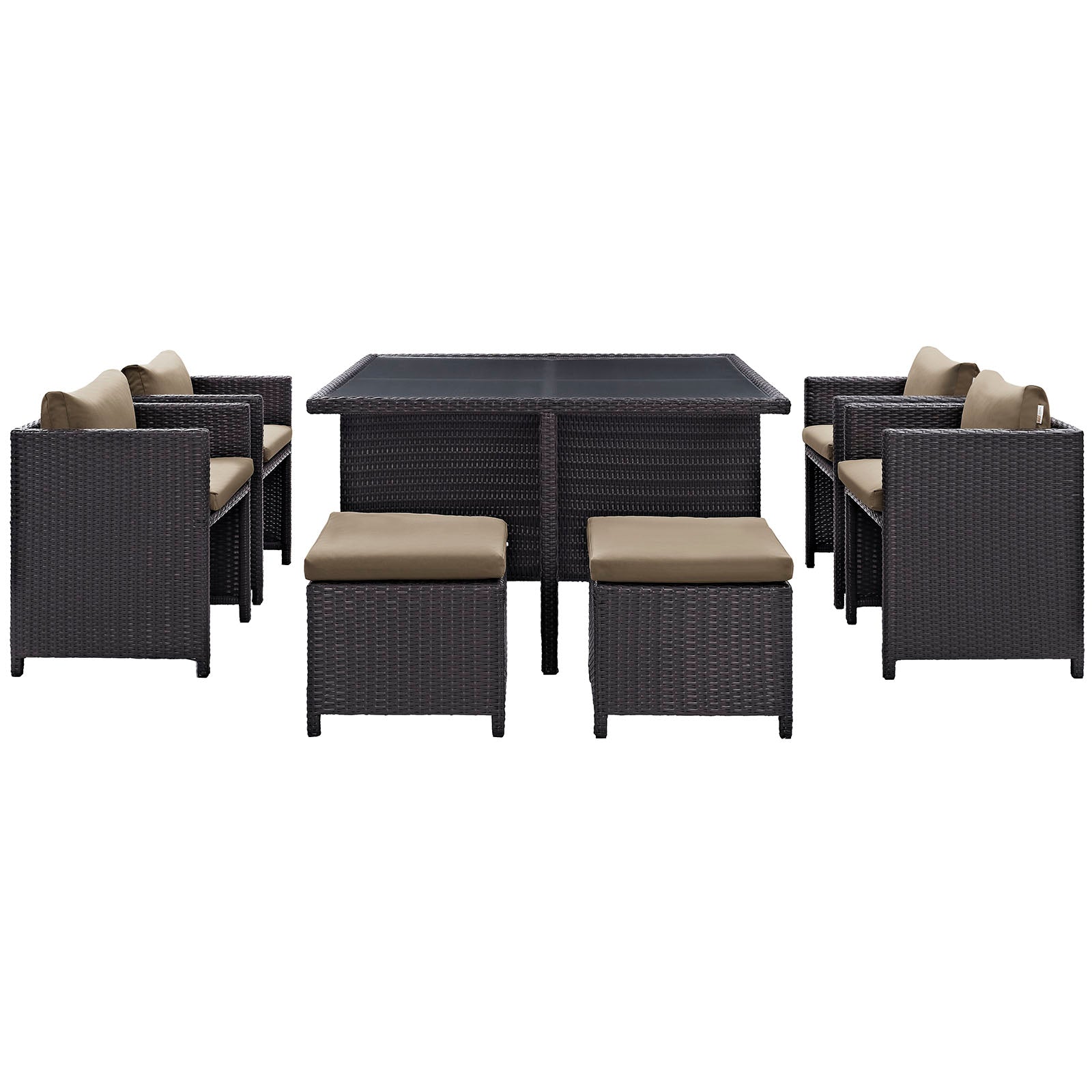 Inverse 9 Piece Outdoor Patio Dining Set by Modway