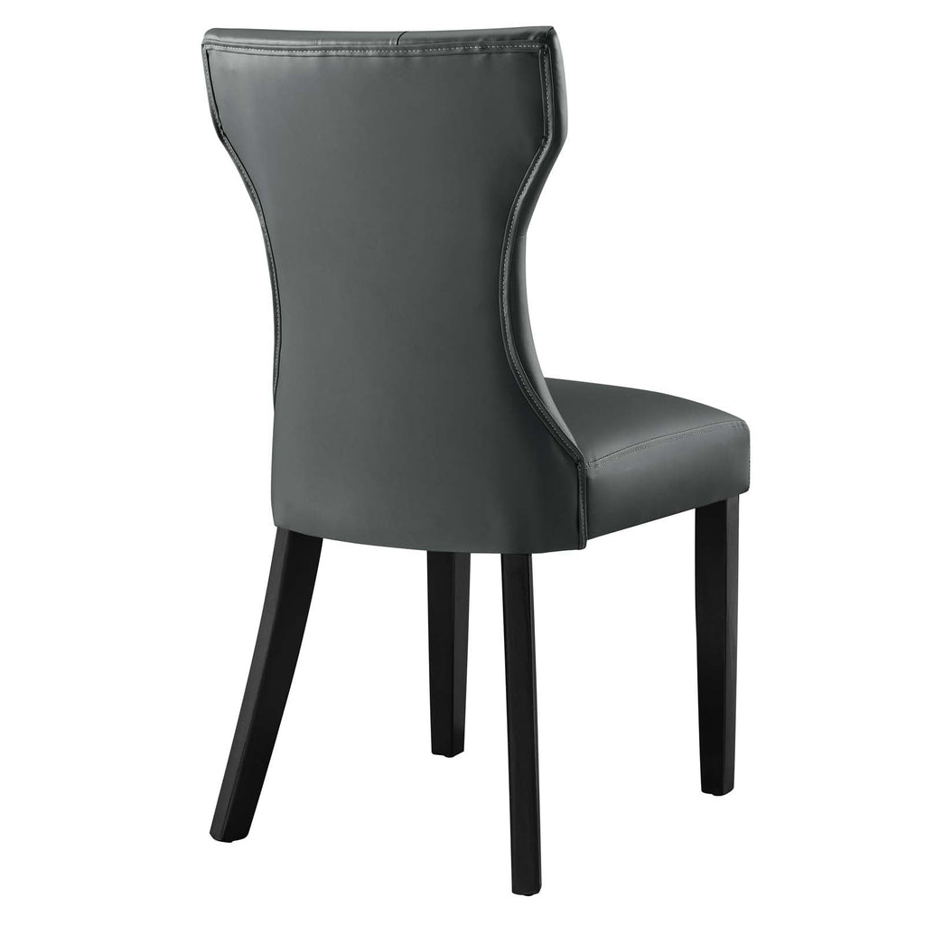 Silhouette Dining Vinyl Side Chair by Modway