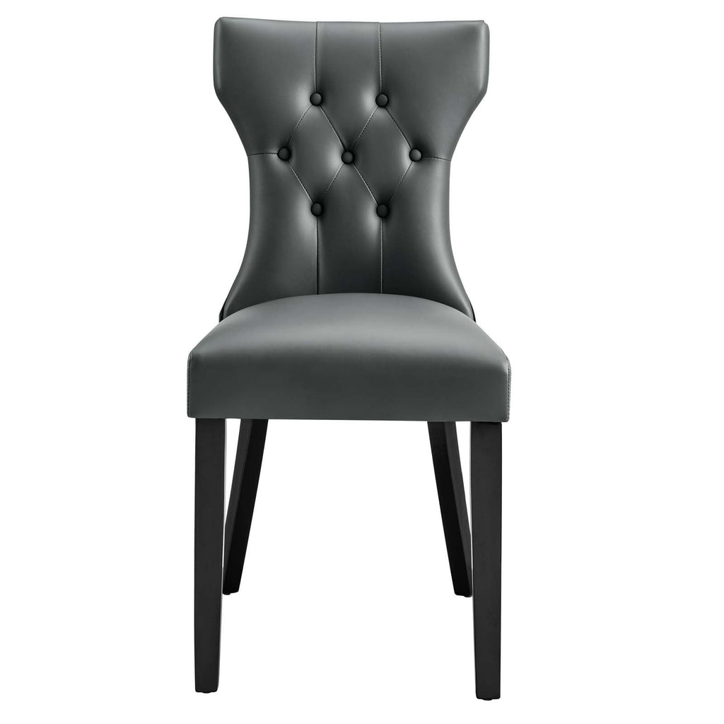 Silhouette Dining Vinyl Side Chair by Modway