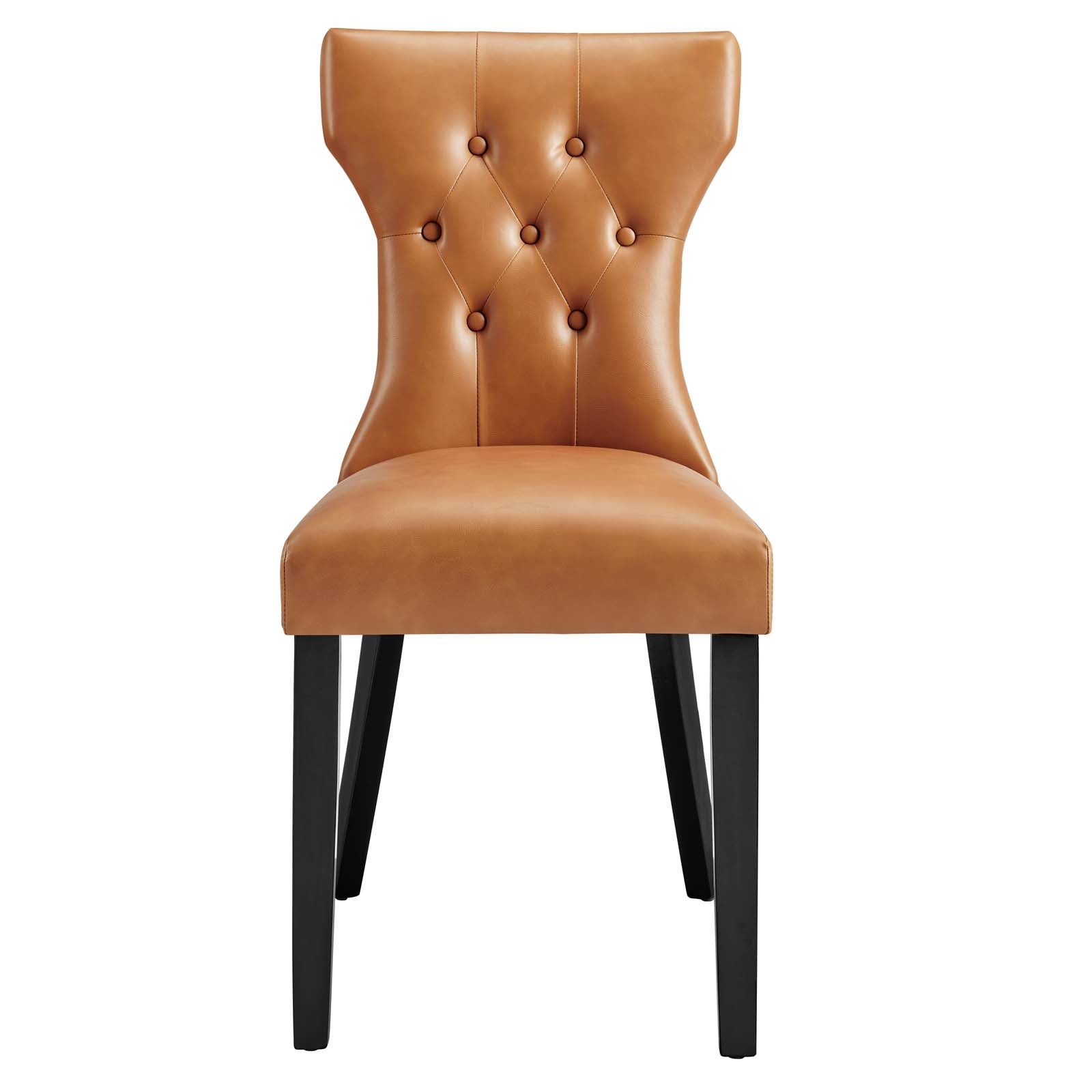 Silhouette Dining Vinyl Side Chair by Modway