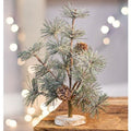 Icy Evergreen Tahoe Tree 9" (Pack of 4)