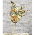 Ivory/Tan Hydrangea Spray 15" (Pack of 4)