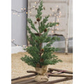24" Pinecone Tree w./ Burlap Base