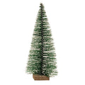 Snowy Bottle Brush Tree 6" (Pack of 4)