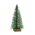 Snowy Bottle Brush Tree 4" (Pack of 4)