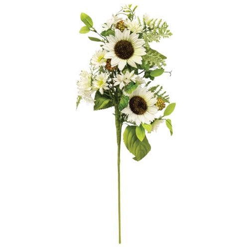 Sunflower & Berries Spray 21" (Pack of 2)