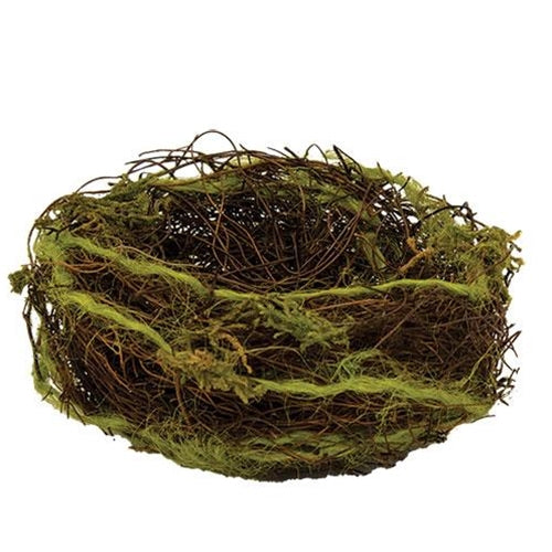 Mossy Bird Nest 5" Dia (Pack of 4)