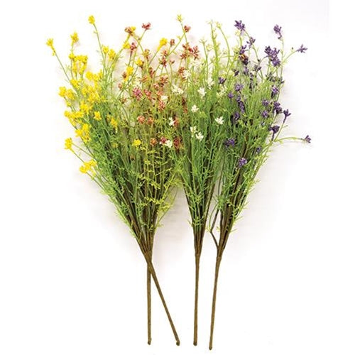 4/Set Wispy Spring Flower Picks 18"