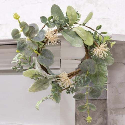 Aberdeen Sea Holly Candle Ring 4.5" (Pack of 2)