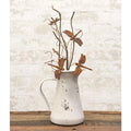 Rusty Tin Dragonfly Spray 21" (Pack of 4)