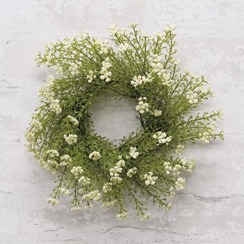 Astilbe Candle Ring 3" White (Pack of 2)
