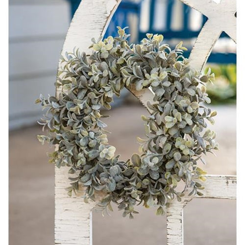 Pebble Eucalyptus Candle Ring 6" (Pack of 2)