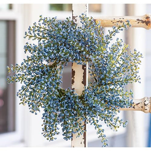 Bursting Astilbe Candle Ring Sky Blue 3.5" (Pack of 2)