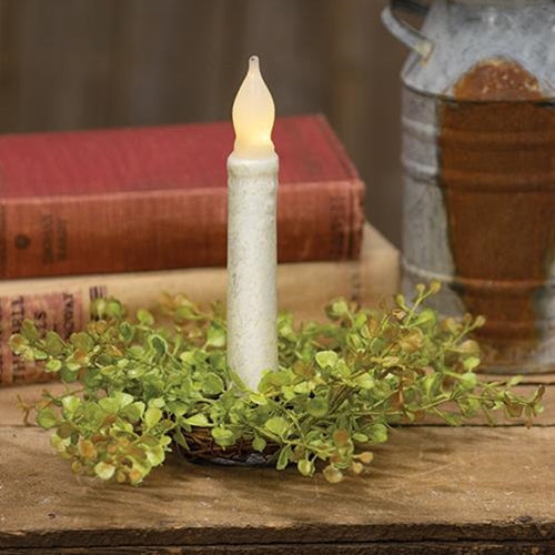 ^^Baby's Grass Candle Ring 9" Light Green (Pack of 4)