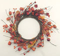 Pumpkin Pod Wreath 4" (Pack of 2)