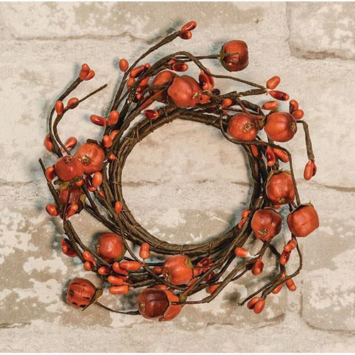 Pumpkin Pod Candle Ring 2" (Pack of 4)