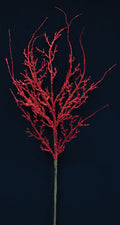 Glitter Twig Spray Red  (Pack of 4)