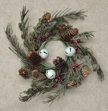 Country Bell Pine Ring - 3-1/2" (Pack of 4)
