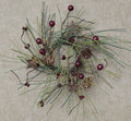 Country Needle Pine Ring 2"  (Pack of 4)