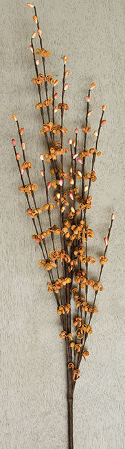 Rusty Curly Q Berry Spray 24"  (Pack of 4)