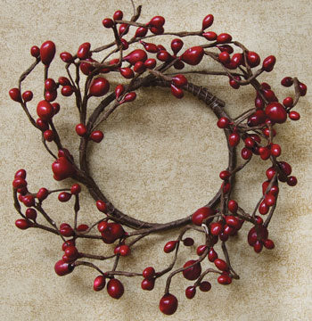 Red Bean Berry Ring - 3-1/2" (Pack of 4)