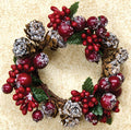 Fancy Winter Berry Ring 2"  (Pack of 4)