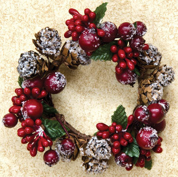 Fancy Winter Berry Ring 2"  (Pack of 4)