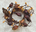 Dried Rose Hip Ring - 2" Inside/6" Outside  (Pack of 4)