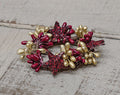 B&G Holiday Star  Pip  Ring 1.5"  (Pack of 4)