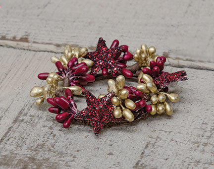 B&G Holiday Star  Pip  Ring 1.5"  (Pack of 4)