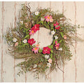 Pink Gardenia Wreath 24"