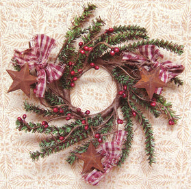Homespun Pine Ring  2" (Pack of 4)