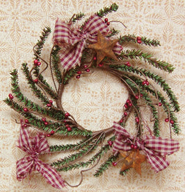 Homespun Pine Ring 4" (Pack of 2)